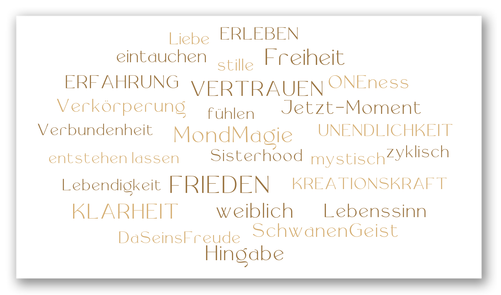 Wort Wolke Mond Frauen online Zirkel Liebe Erleben Eintauchen Stille Freiheit oneness Erfahrung Vertrauen Jetzt-Moment Verkörperung fühlen Verbundenheit Mond Magie Unendlichkeit Frauen Sisterhood mystisch zyklisch Kreationskraft Lebenssinn Schwanengeist Hingabe weiblich Daseinsfreude Klarheit Erkennen Lebendigkeit entstehen lassen Frieden